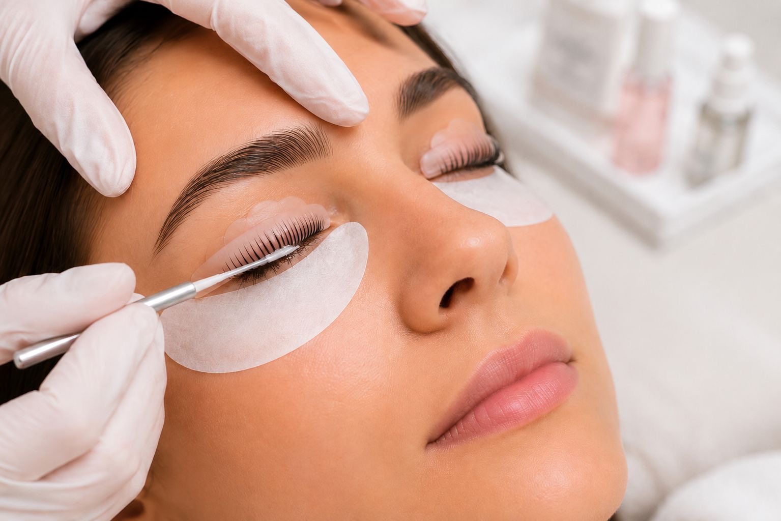 Wimpernlifting Detail